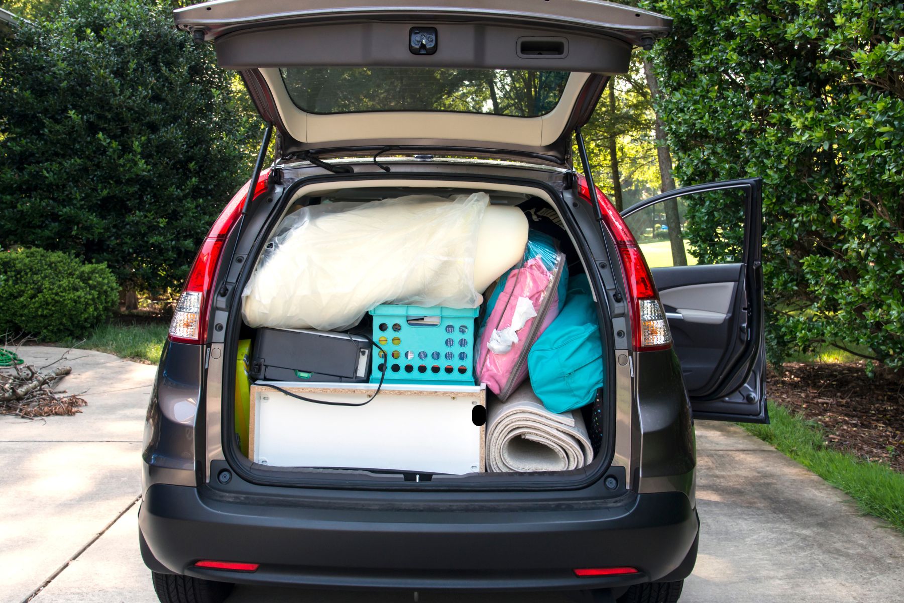 Pack your car for the college drop off