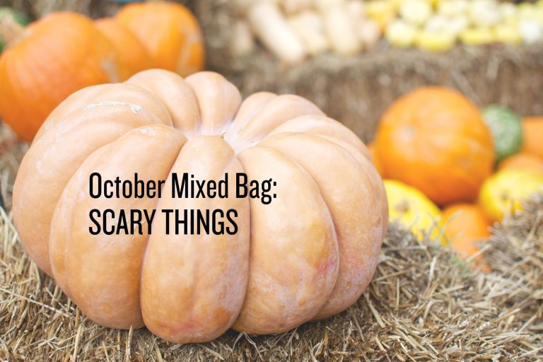 October is about pumpkins and scary things