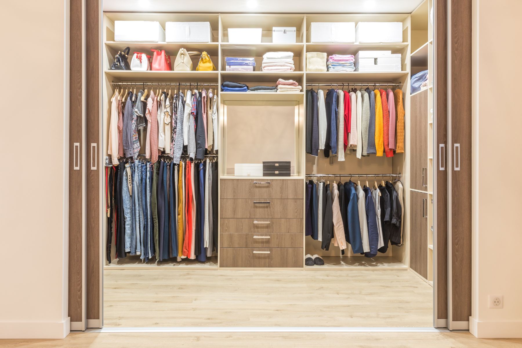 Beautiful organized closet