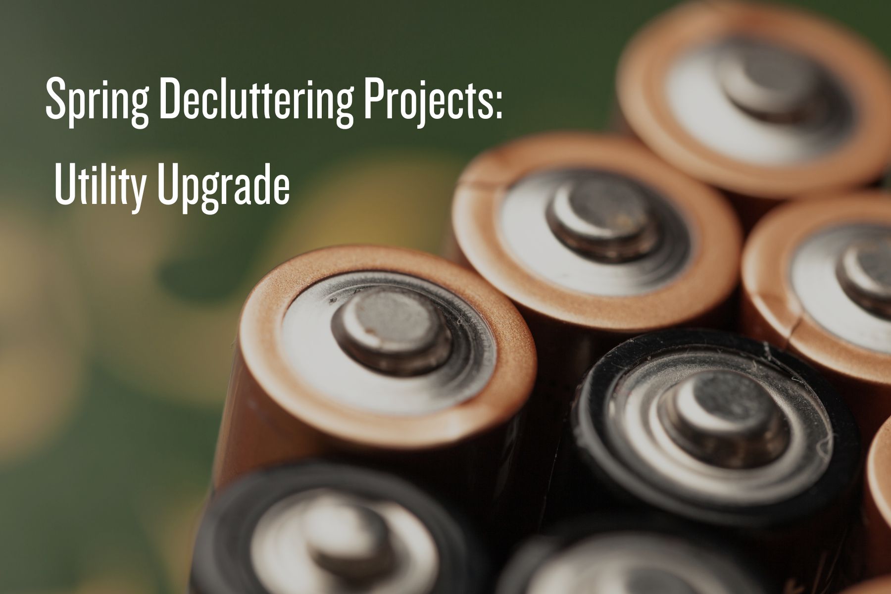 Spring Decluttering: Utilities